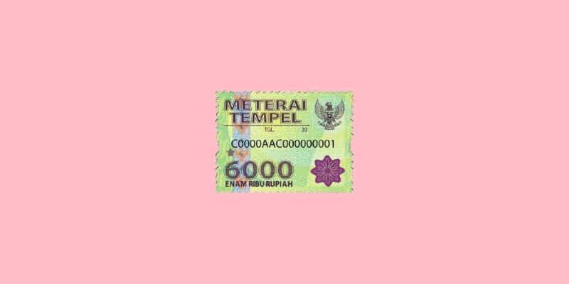 Meterai 6000